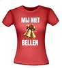 foto 8 Kerst T-shirt Mij niet bellen! Met kerstbellen print grappig