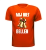foto 9 Kerst T-shirt Mij niet bellen! Met kerstbellen print grappig