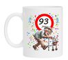 Koffiemok voor een 93 jarige. Het perfecte verjaardagsgeschenk voor de jarige job