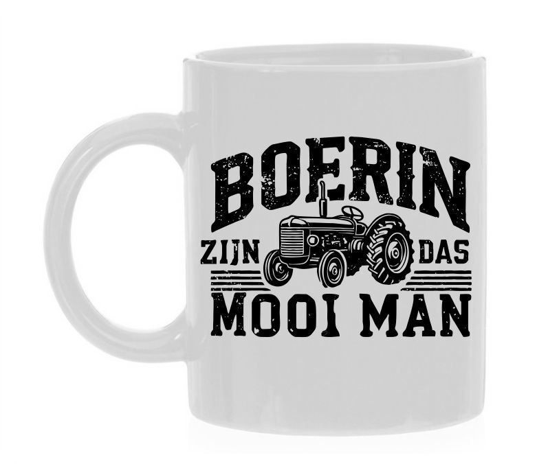 Koffiemok voor een boerin