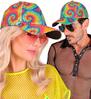 foto 4 Laat je zien en straal tie-dye pailletten cap dé must-have voor themafeesten en foute party’s