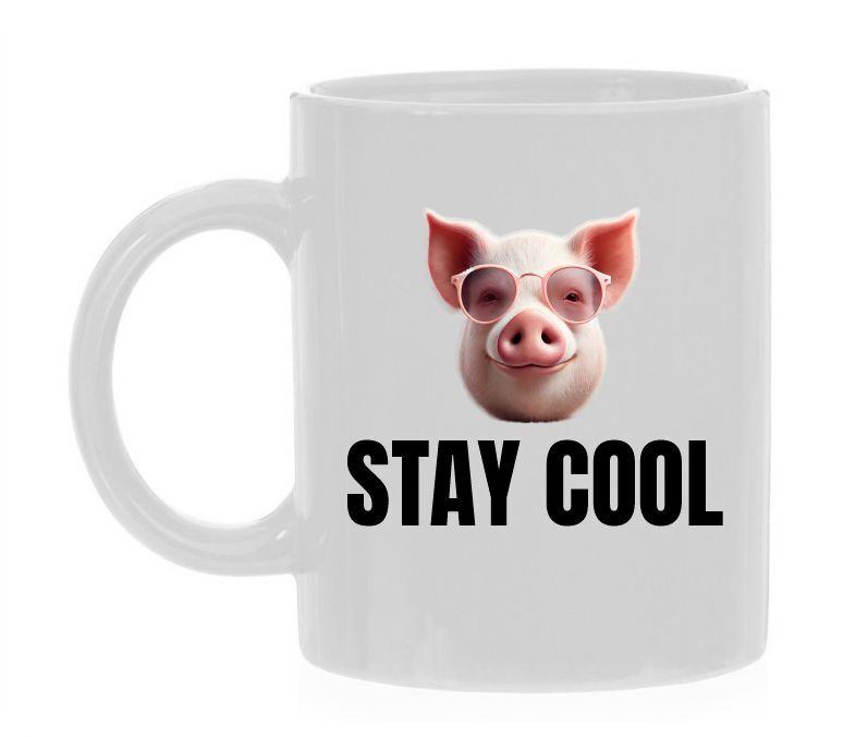 Leuk koffiemok varken stay cool