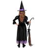 foto 1 Magische heksenjurk Kind Zwart Paars inclusief heksenhoed