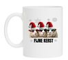 Mok fijne kerst met schapen print
