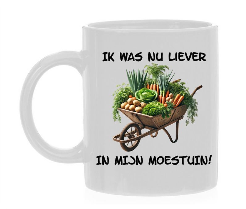 Mok Ik was nu liever in mijn moestuin