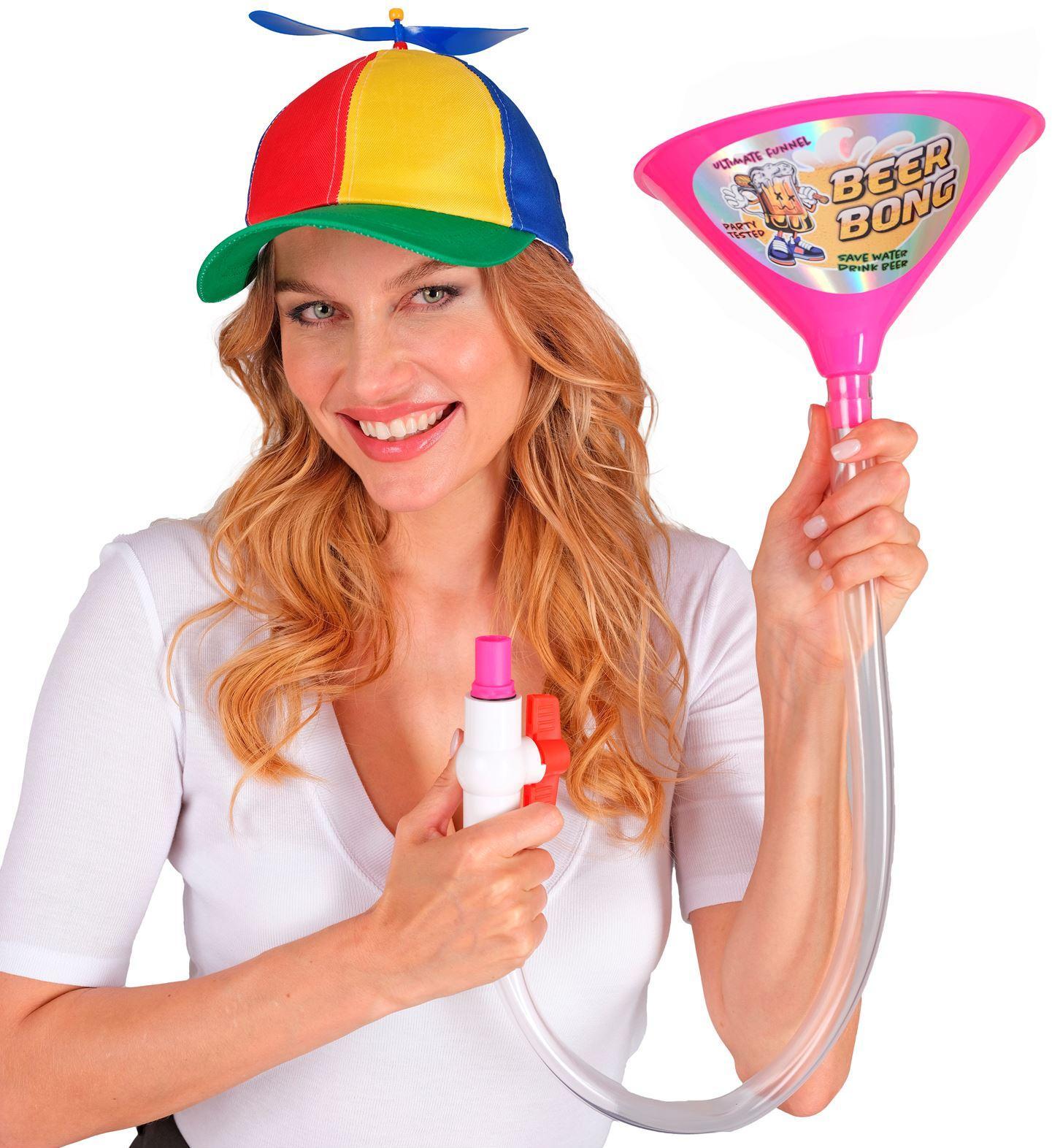Roze bier trechter spel