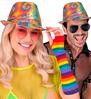 foto 3 Schitter in stijl tie-dye pailletten fedora hoed  de must-have voor thema feesten en foute party’s