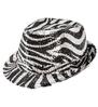 foto 3 Shiny safari fedora hoed met pailletten in zebra stijl