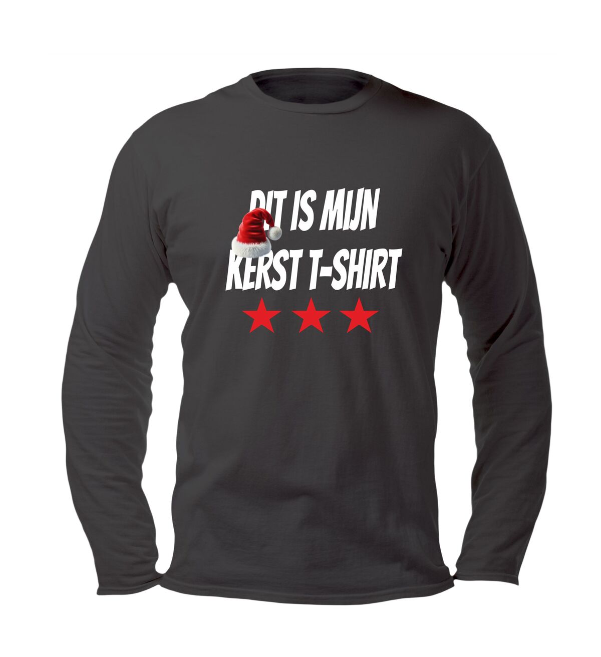 Shirtje lange mouw dit is mijn Kerst T-shirt