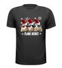 T-shirt fijne kerst met schapen print