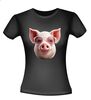 foto 2 T-shirt met varken opdruk