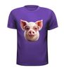 foto 3 T-shirt met varken opdruk