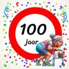 Tegeltje voor een vrouw die 100 wordt! Een leuk kado!
