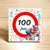 foto 3 Tegeltje voor een vrouw die 100 wordt! Een leuk kado!