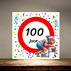 foto 4 Tegeltje voor een vrouw die 100 wordt! Een leuk kado!