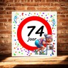 foto 3 Tegeltje voor een vrouw die 74 wordt! Een leuk kado!