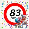 Tegeltje voor een vrouw die 83 wordt! Een leuk kado!
