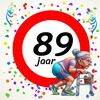 Tegeltje voor een vrouw die 89 wordt! Een leuk kado!