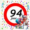 Tegeltje voor een vrouw die 94 wordt! Een leuk kado!