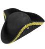 foto 4 Tricorn hoed suede look zwart voor volwassenen
