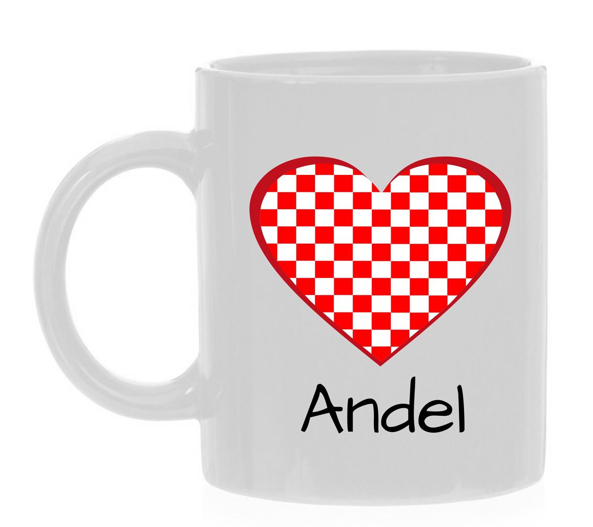 Een Koffiemok speciaal voor de Brabander die woont in het prachtige Brabantse Andel