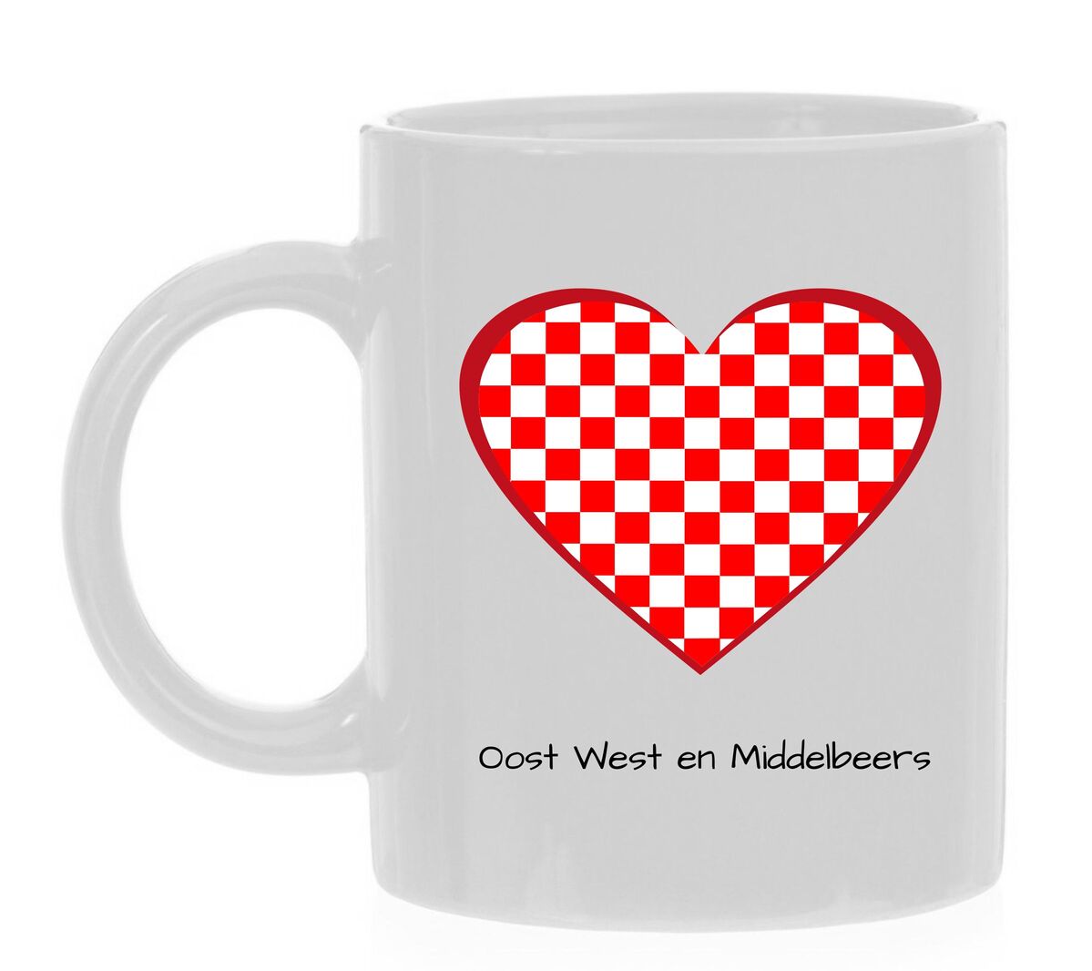 Een Koffiemok speciaal voor de Brabander die woont in het prachtige Brabantse Oost West en Middelbeers