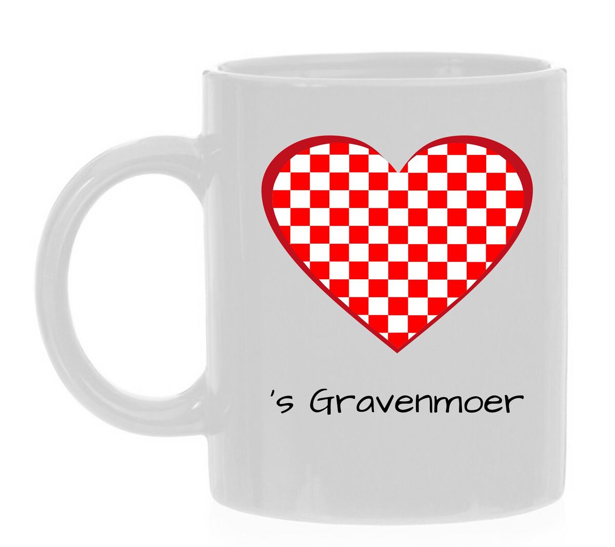 Een Koffiemok speciaal voor de Brabander die woont in het prachtige Brabantse 's Gravenmoer