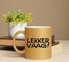 foto 3 Gouden glitter mok met de opdruk lekker vaag
