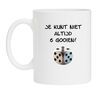Koffiemok Je kunt niet altijd zes gooien