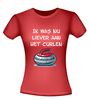 foto 8 Shirtje ik was nu liever aan het curlen.
