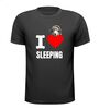 I love sleeping met schaap met slaapmuts opdruk