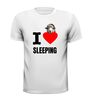 foto 13 I love sleeping met schaap met slaapmuts opdruk