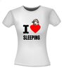 foto 14 I love sleeping met schaap met slaapmuts opdruk