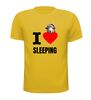 foto 15 I love sleeping met schaap met slaapmuts opdruk
