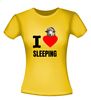 foto 16 I love sleeping met schaap met slaapmuts opdruk
