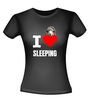 foto 2 I love sleeping met schaap met slaapmuts opdruk