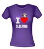 foto 4 I love sleeping met schaap met slaapmuts opdruk