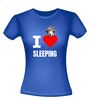foto 6 I love sleeping met schaap met slaapmuts opdruk