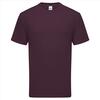 Shirtje dark plum  Fruit of the Loom Iconic 195 unisex