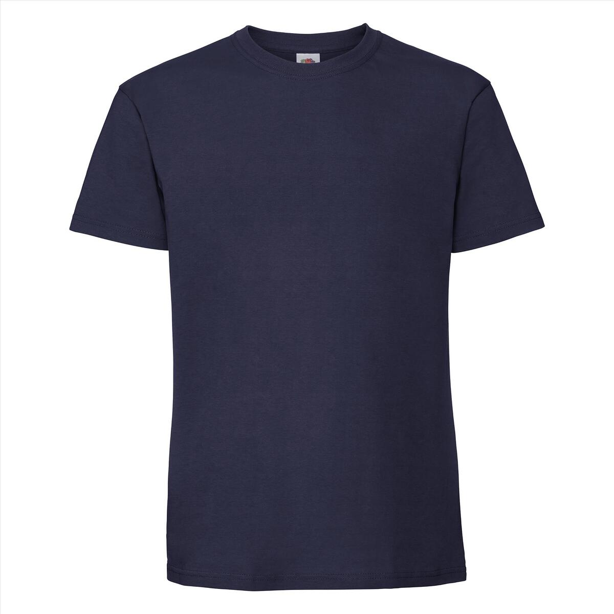 Shirtje donkerblauw  Fruit of the Loom Iconic 195 unisex