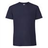 Shirtje donkerblauw  Fruit of the Loom Iconic 195 unisex