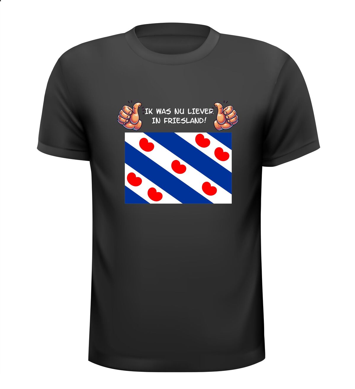 Shirtje ik was nu liever in Friesland