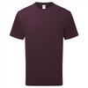 Shirtje voor hem dark plum Fruit of the Loom Pure Cotton