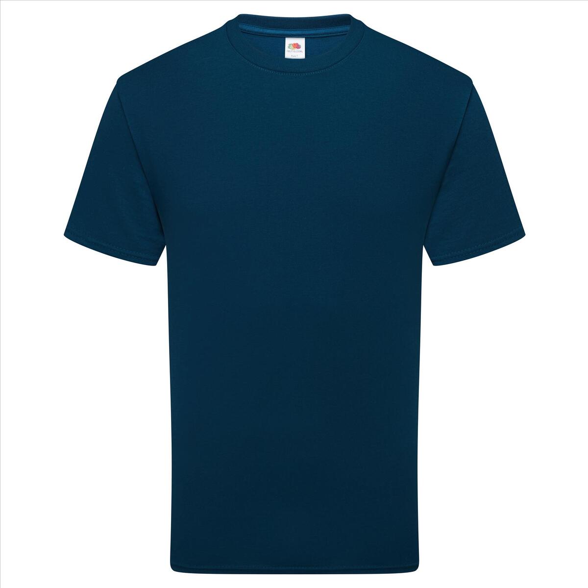 Shirtje voor hem mountain blue Fruit of the Loom Pure Cotton