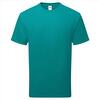 Shirtje voor hem ocean teal Fruit of the Loom Pure Cotton