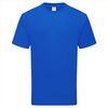 Shirtje voor hem royal blauw Fruit of the Loom Pure Cotton
