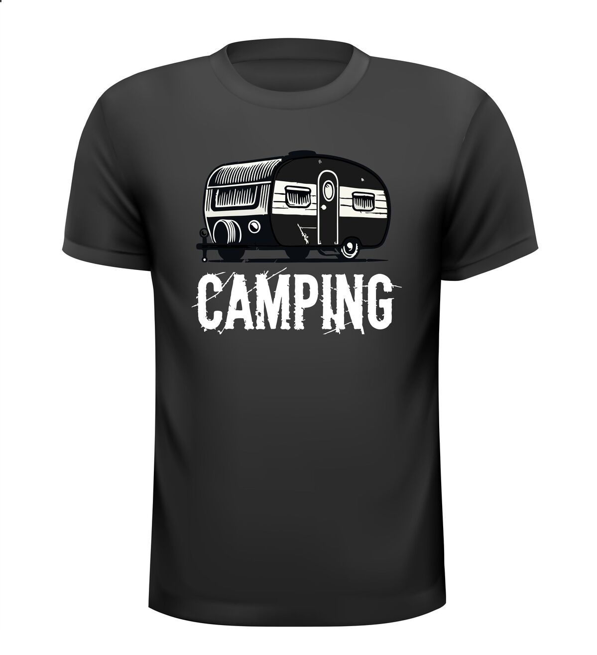 Shirtje voor op de camping vintage