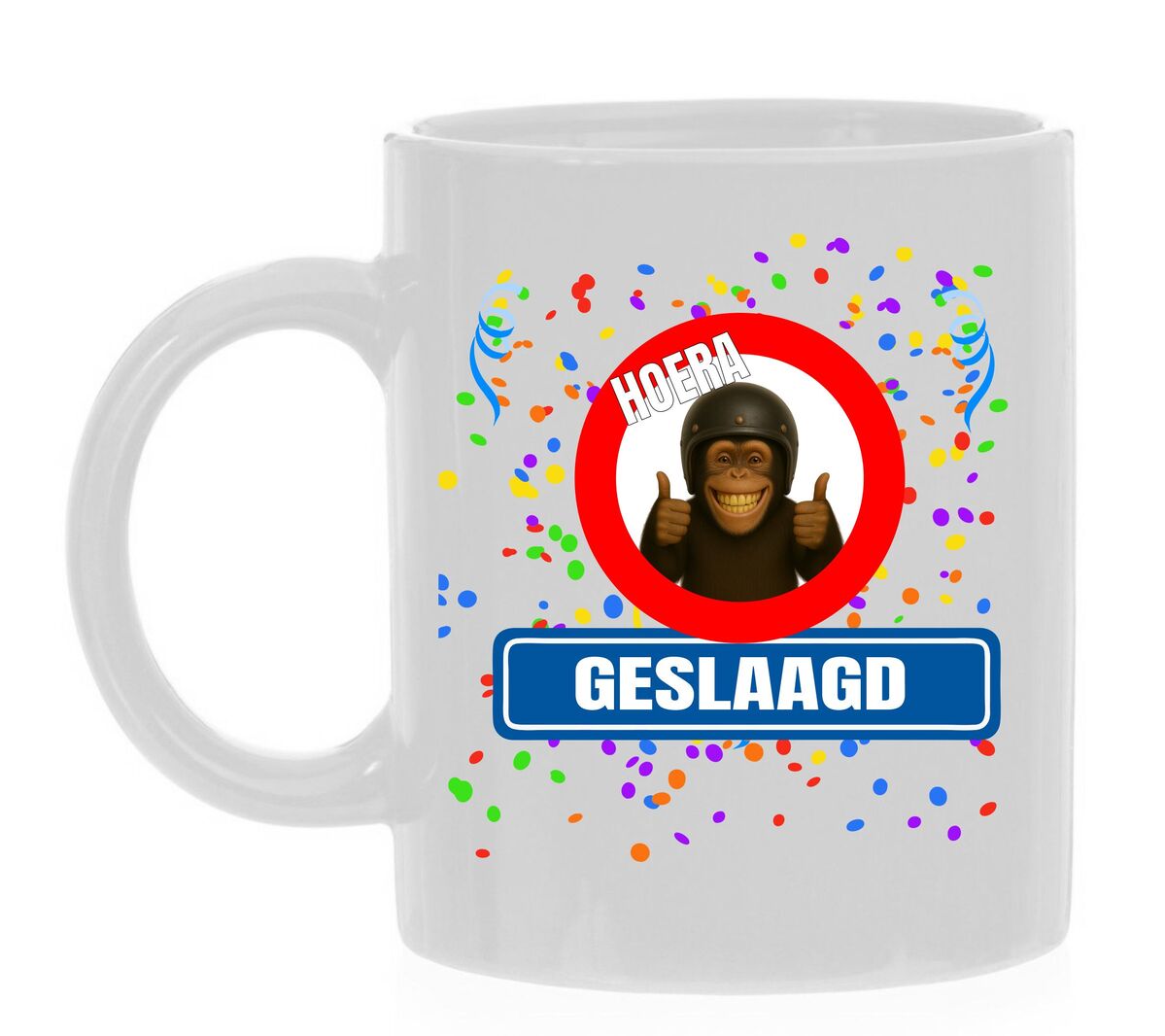 Mok geslaagd voor rijbewijs