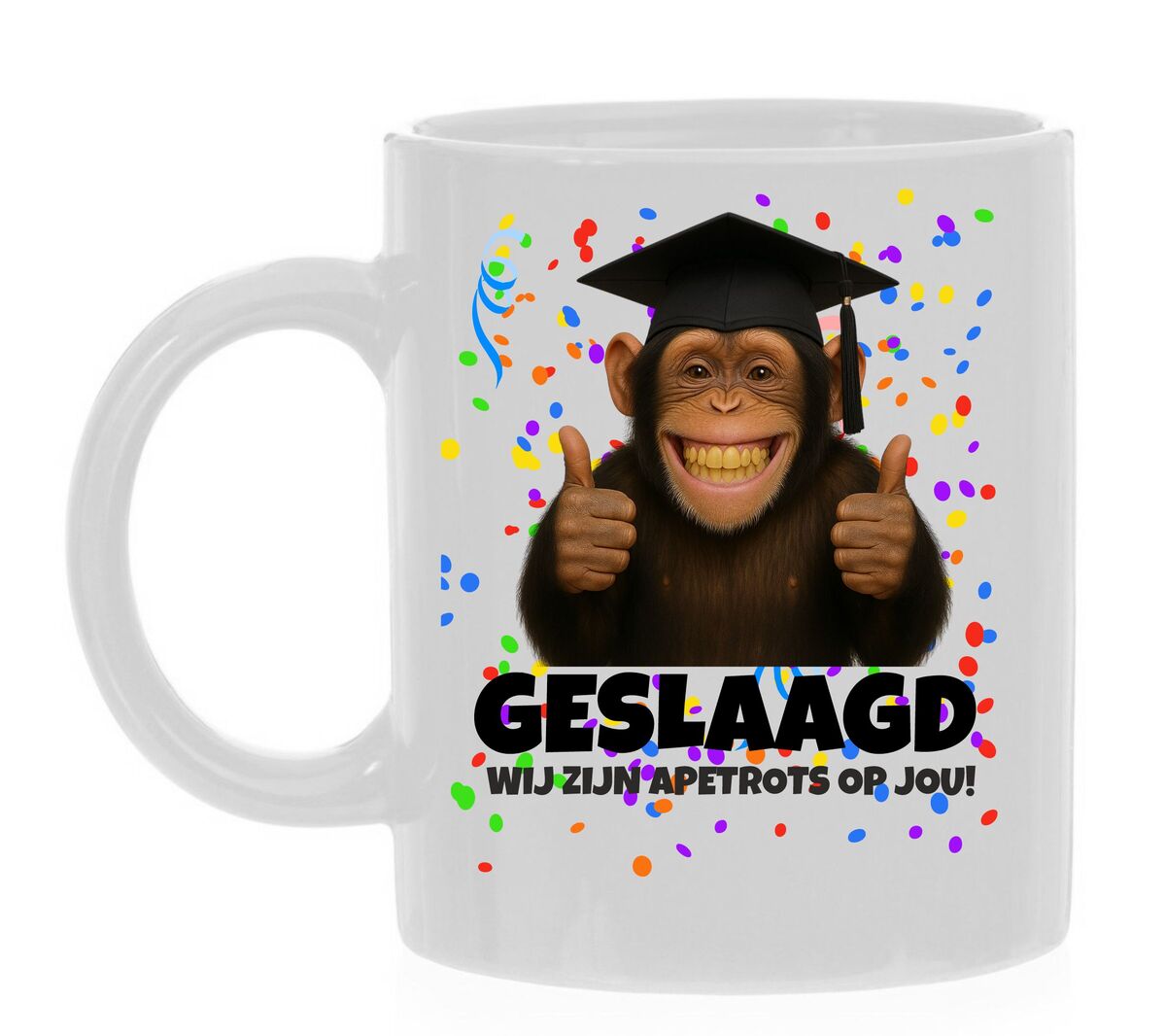 Mok geslaagd we zijn apetrots op jou!