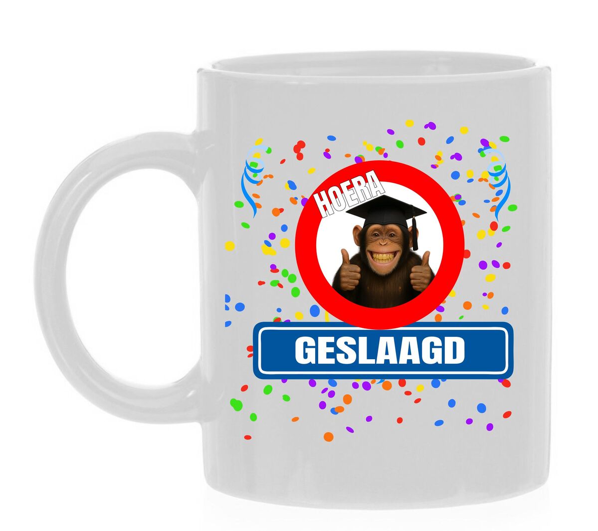 Mok hoera geslaagd voor je eindexamen